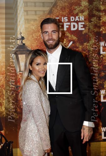 Amsterdam 14 oktober 2019
Premiere Wat is dan liefde in Tuschinski. Monica Geuze kwam met partner Lars Veldwijk