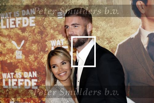 Amsterdam 14 oktober 2019
Premiere Wat is dan liefde in Tuschinski. Monica Geuze met partner Lars Veldwijk