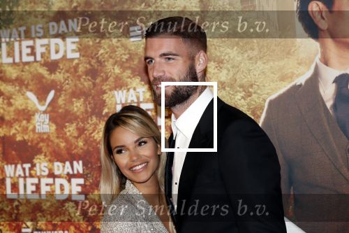 Amsterdam 14 oktober 2019
Premiere Wat is dan liefde in Tuschinski. Monica Geuze met partner Lars Veldwijk