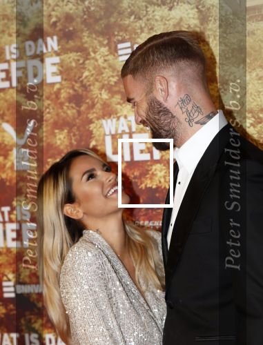 Amsterdam 14 oktober 2019
Premiere Wat is dan liefde in Tuschinski. Monica Geuze met partner Lars Veldwijk