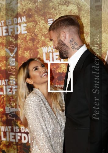 Amsterdam 14 oktober 2019
Premiere Wat is dan liefde in Tuschinski. Monica Geuze met partner Lars Veldwijk