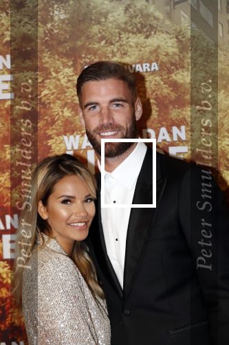 Amsterdam 14 oktober 2019
Premiere Wat is dan liefde in Tuschinski. Monica Geuze met partner Lars Veldwijk
