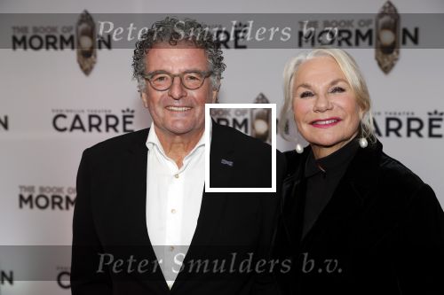 Amsterdam 3 oktober 2019
Premiere Book of Mormon in Carre. Monique v d Ven en Edwin de Vries