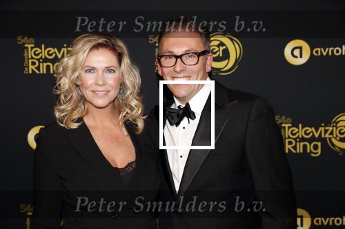 Amsterdam 9 oktober 2019
Uitreiking televizierring 2019 in AFAS Live. Nance Coolen met haar man