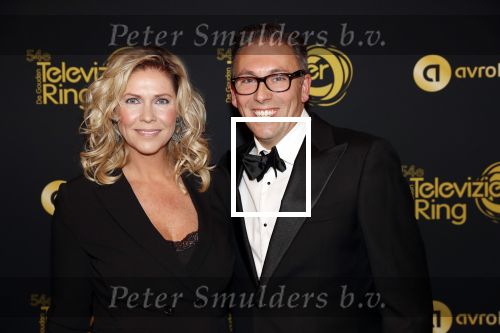 Amsterdam 9 oktober 2019
Uitreiking televizierring 2019 in AFAS Live. Nance Coolen met haar man