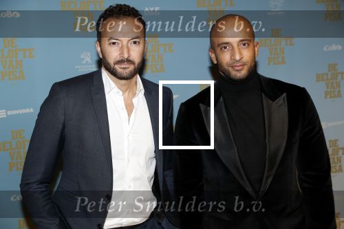 Amsterdam 7 oktober 2019
Premiere de belofte van Pisa in Tuschinski. Nasrdin Dchar en Walid Benmbarek