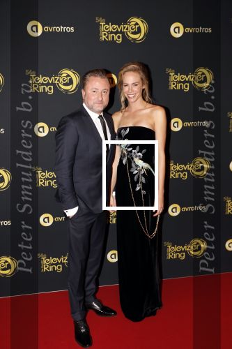 Amsterdam 9 oktober 2019
Uitreiking televizierring 2019 in AFAS Live. Nicolette Kluijver met Dennis Weening
