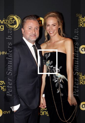 Amsterdam 9 oktober 2019
Uitreiking televizierring 2019 in AFAS Live. Nicolette Kluijver met Dennis Weening