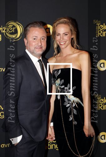 Amsterdam 9 oktober 2019
Uitreiking televizierring 2019 in AFAS Live. Nicolette Kluijver met Dennis Weening