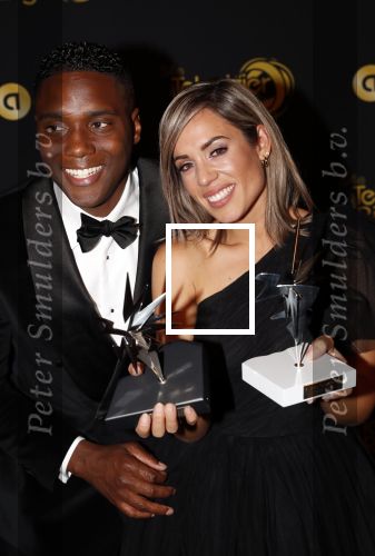 Amsterdam 9 oktober 2019
Uitreiking televizierring 2019 in AFAS Live. Nienke Plas met haar man