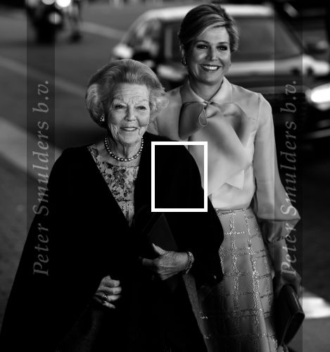 Amsterdam 4 november 2019
Koningin Maxima en prinses Beatrix arriveren bij uitreiking prins Bernhard cultuurprijs in theater aan het IJ.