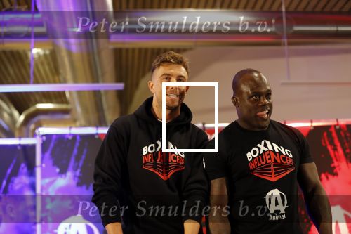 Almere 26 september 2019
Presentatie influencer boxing avond in sportcentrum Almere. Rene Watzema
