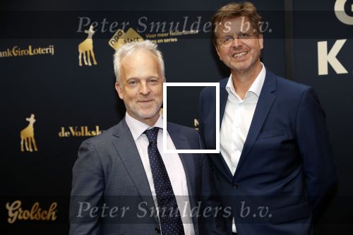 Utrecht 4 oktober 2019
Uitreiking gouden kalveren in schouwburg Utrecht. Robert Alberdingk Thijm en Norbert ter Hal