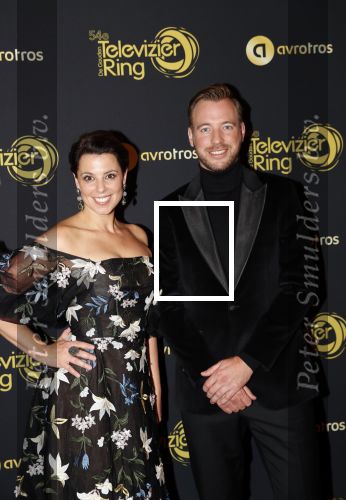 Amsterdam 9 oktober 2019
Uitreiking televizierring 2019 in AFAS Live. Roos Moggre en partner Donatello Piras