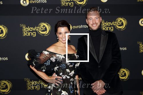 Amsterdam 9 oktober 2019
Uitreiking televizierring 2019 in AFAS Live. Roos Moggre en partner Donatello Piras