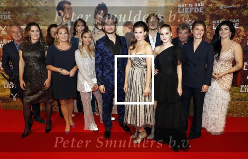 Amsterdam 14 oktober 2019
Premiere Wat is dan liefde in Tuschinski. Roxeanne Hazes kwam met partner Erik Zwennes