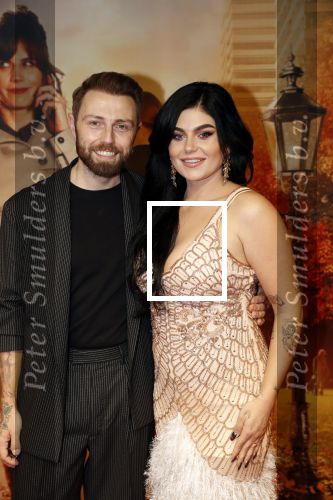 Amsterdam 14 oktober 2019
Premiere Wat is dan liefde in Tuschinski. Roxeanne Hazes kwam met partner Erik Zwennes