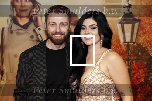 Amsterdam 14 oktober 2019
Premiere Wat is dan liefde in Tuschinski. Roxeanne Hazes kwam met partner Erik Zwennes