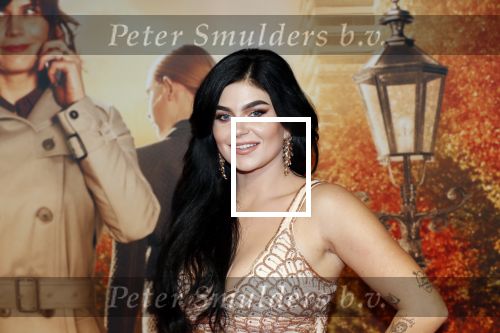Amsterdam 14 oktober 2019
Premiere Wat is dan liefde in Tuschinski. Roxeanne Hazes kwam met partner Erik Zwennes