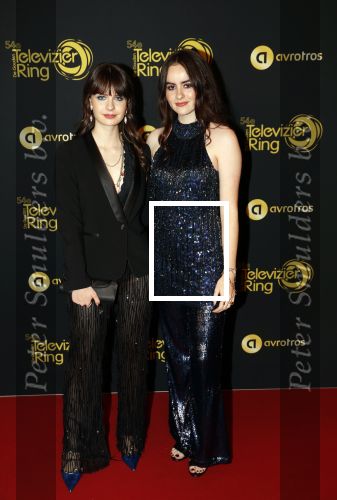 Amsterdam 9 oktober 2019
Uitreiking televizierring 2019 in AFAS Live. Sarah Nauta met zus