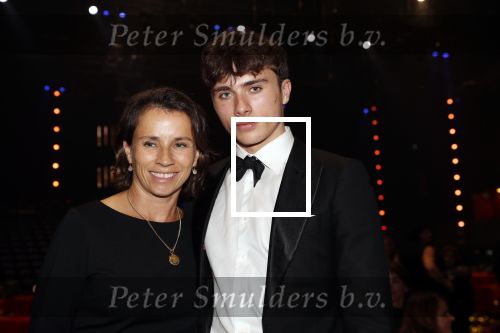 Amsterdam 9 oktober 2019
Uitreiking televizierring 2019 in AFAS Live. Selly v Erven Dorens met zoon