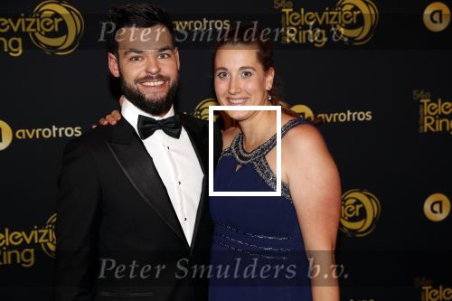 Amsterdam 9 oktober 2019
Uitreiking televizierring 2019 in AFAS Live. Sjinkie Knegt en partner Fenna
