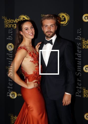 Amsterdam 9 oktober 2019
Uitreiking televizierring 2019 in AFAS Live. Suzanne Schulting en haar vriend Sebastiaan Middelkoop