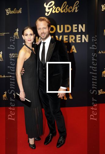 Utrecht 4 oktober 2019
Uitreiking gouden kalveren in schouwburg Utrecht. Thijs Romer met partner  Igone de Jongh