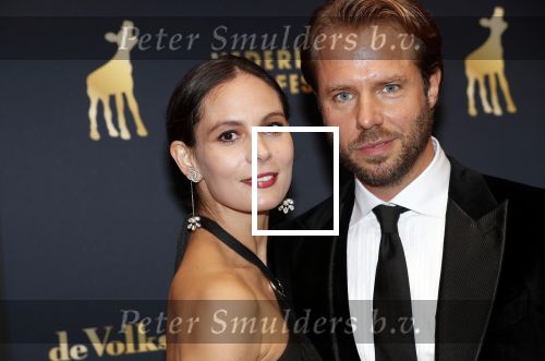 Utrecht 4 oktober 2019
Uitreiking gouden kalveren in schouwburg Utrecht. Thijs Romer met partner  Igone de Jongh