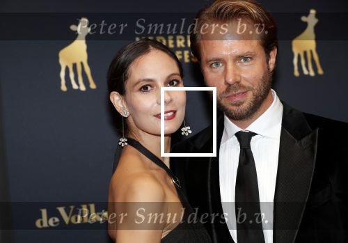 Utrecht 4 oktober 2019
Uitreiking gouden kalveren in schouwburg Utrecht. Thijs Romer met partner  Igone de Jongh