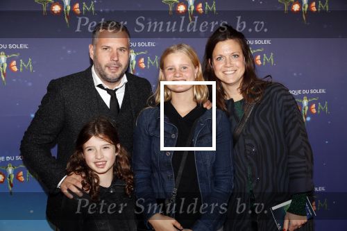 Den Haag 13 september 2019
Premiere Cirque du Soleil op het malieveld in Den Haag.
Tijl Beckand met zijn kinderen en vriendin