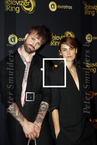 Amsterdam 9 oktober 2019
Uitreiking televizierring 2019 in AFAS Live. Tim Hofman en partner Lize Korpershoek