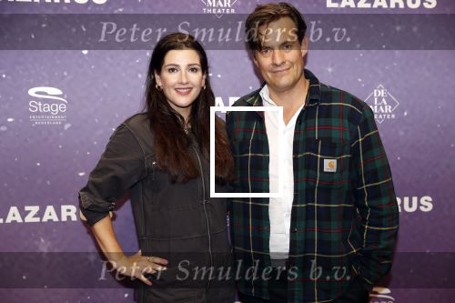 Amsterdam 13 oktober 2019
Premiere Lazarus in het deLamar theater. Tina de Bruijn  met partner Vincent Croiset