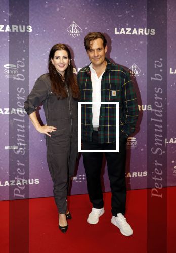 Amsterdam 13 oktober 2019
Premiere Lazarus in het deLamar theater. Tina de Bruijn  met partner Vincent Croiset