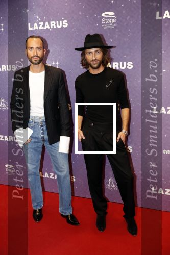Amsterdam 13 oktober 2019
Premiere Lazarus in het deLamar theater. Tommy Driessen met partner