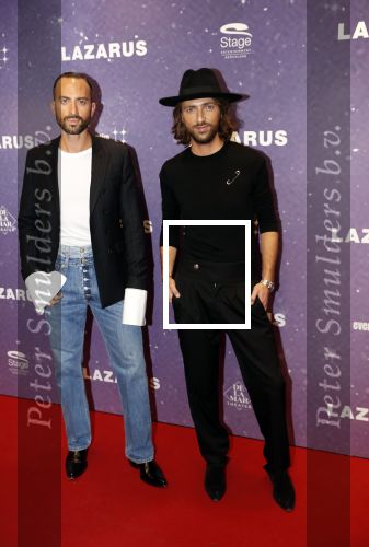 Amsterdam 13 oktober 2019
Premiere Lazarus in het deLamar theater. Tommy Driessen met partner