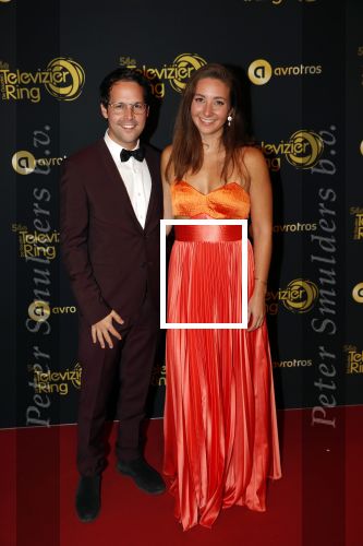 Amsterdam 9 oktober 2019
Uitreiking televizierring 2019 in AFAS Live. Victor Mids en partner Myrthe