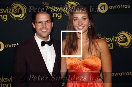Amsterdam 9 oktober 2019
Uitreiking televizierring 2019 in AFAS Live. Victor Mids en partner Myrthe