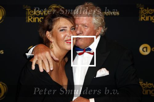 Amsterdam 9 oktober 2019
Uitreiking televizierring 2019 in AFAS Live. Willibrord Frequin met zijn vriendin