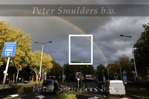 Amsterdam 21 oktober 2020
Regenboog bij de zuidas.