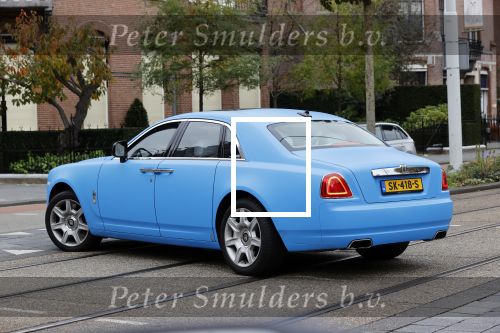 Amsterdam 24 oktober 2020
Bas Smit in blauwe Rolls Royce