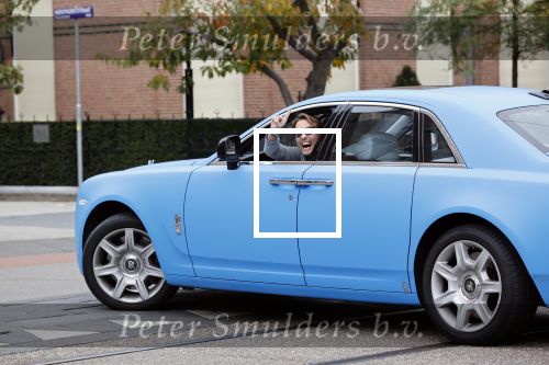 Amsterdam 24 oktober 2020
Bas Smit in blauwe Rolls Royce