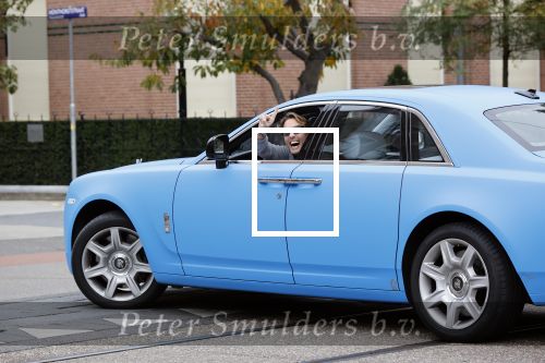 Amsterdam 24 oktober 2020
Bas Smit in blauwe Rolls Royce