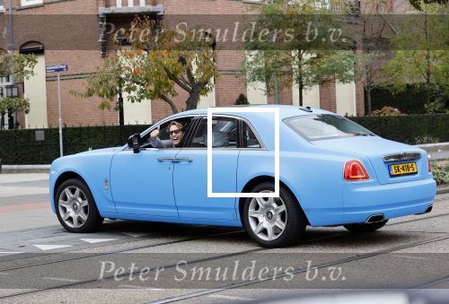 Amsterdam 24 oktober 2020
Bas Smit in blauwe Rolls Royce