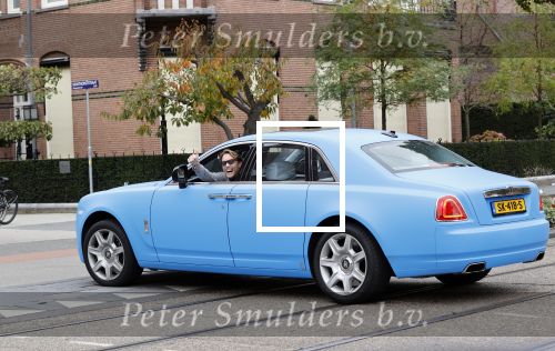 Amsterdam 24 oktober 2020
Bas Smit in blauwe Rolls Royce