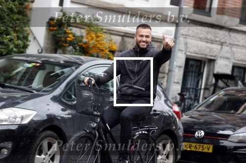 Amsterdam 21 oktober 2020
Dave Roelvink op de fiets in Amsterdam