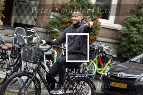 Amsterdam 21 oktober 2020
Dave Roelvink op de fiets in Amsterdam