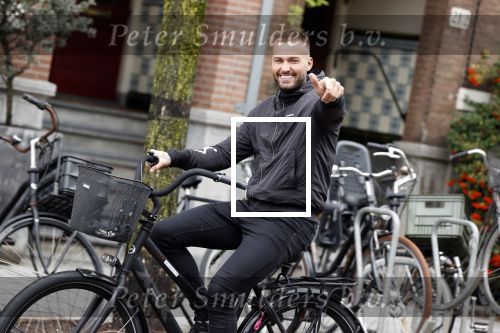 Amsterdam 21 oktober 2020
Dave Roelvink op de fiets in Amsterdam