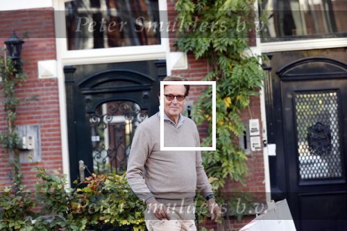 Den Haag 7 november 2020
Fran Jansen bij zijn huis .
