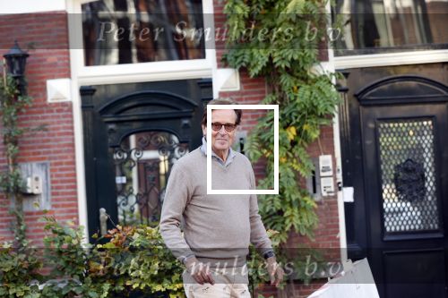 Den Haag 7 november 2020
Fran Jansen bij zijn huis .